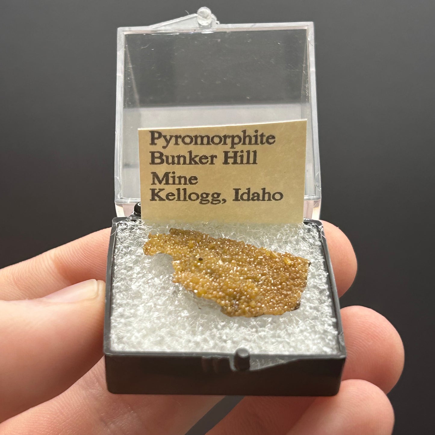 Pyromorphite - Bunker Hill Mine, Idaho