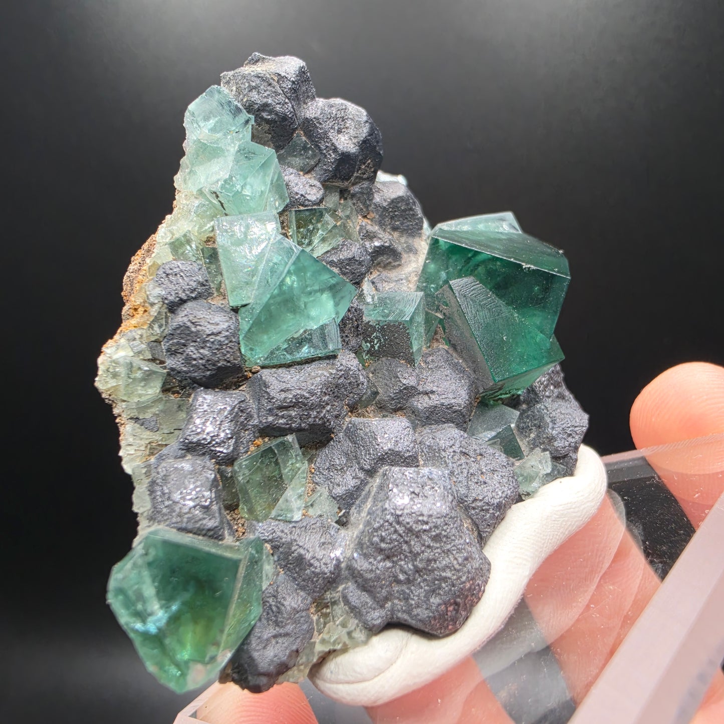 Fluorite on Galena - Diana Maria