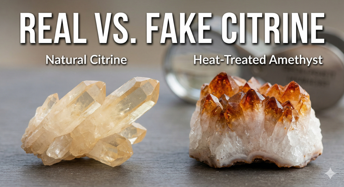 Real vs Fake Citrine: Heat-Treated Amethyst Explained