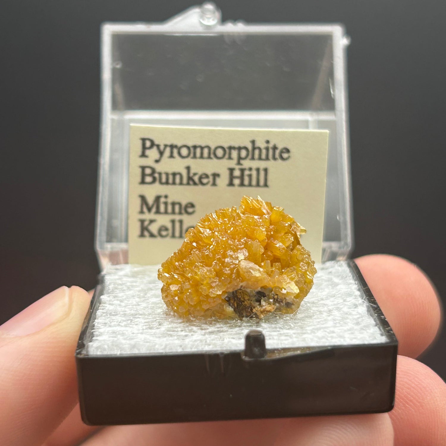 Pyromorphite - Bunker Hill Mine, Idaho