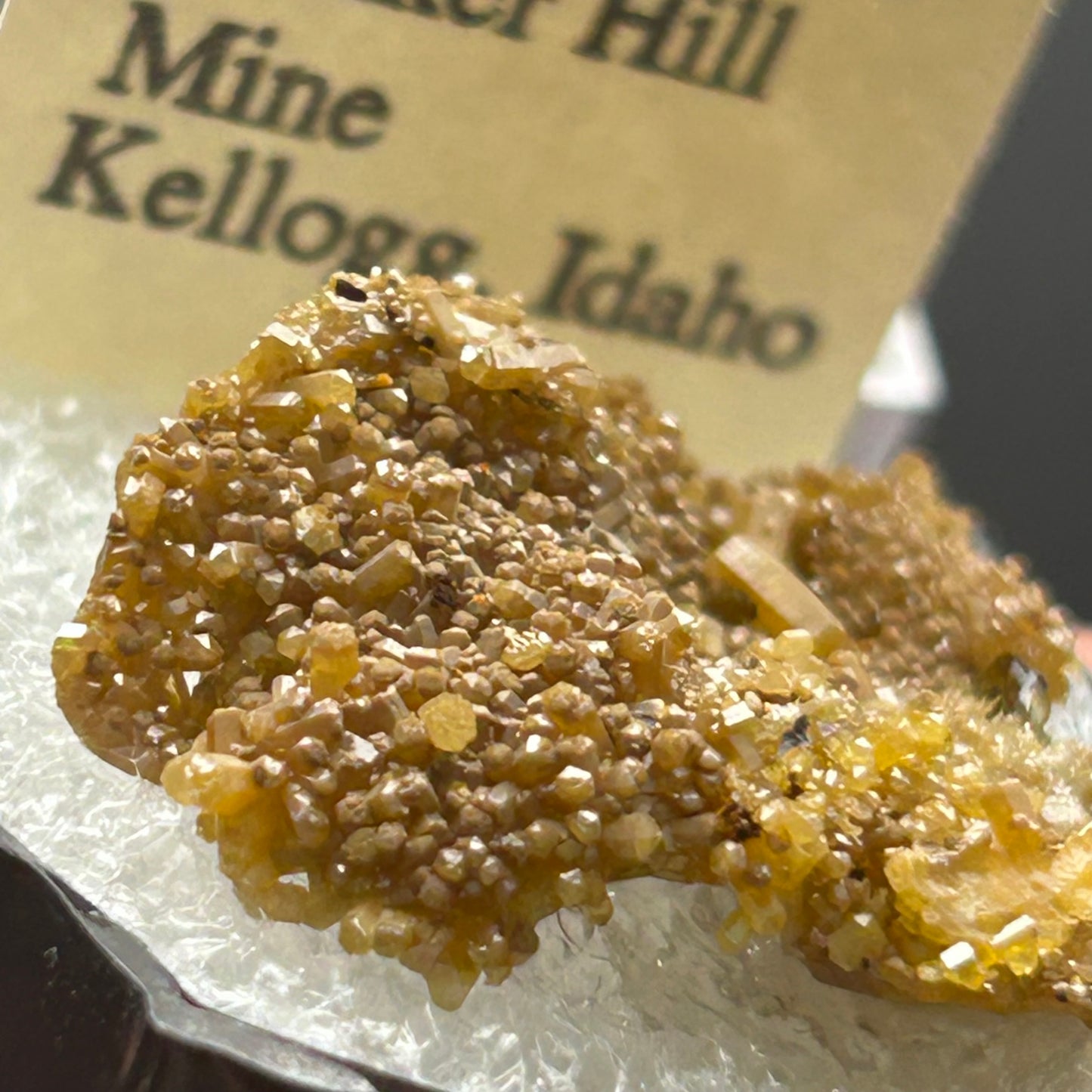 Pyromorphite - Bunker Hill Mine, Idaho