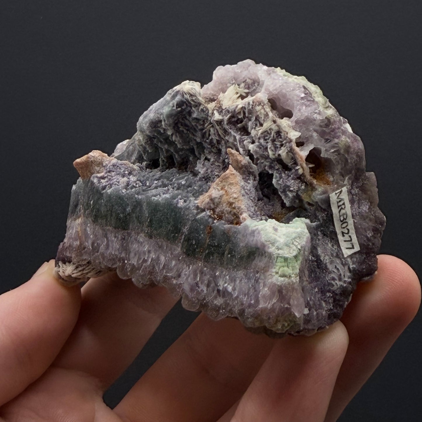 Botryoidal Fluorite with Barite - Colorado
