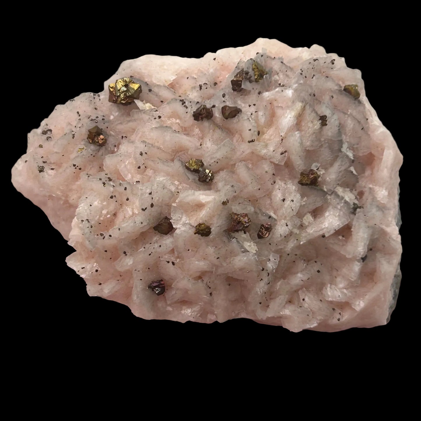 Chalcopyrite on Dolomite - Morocco