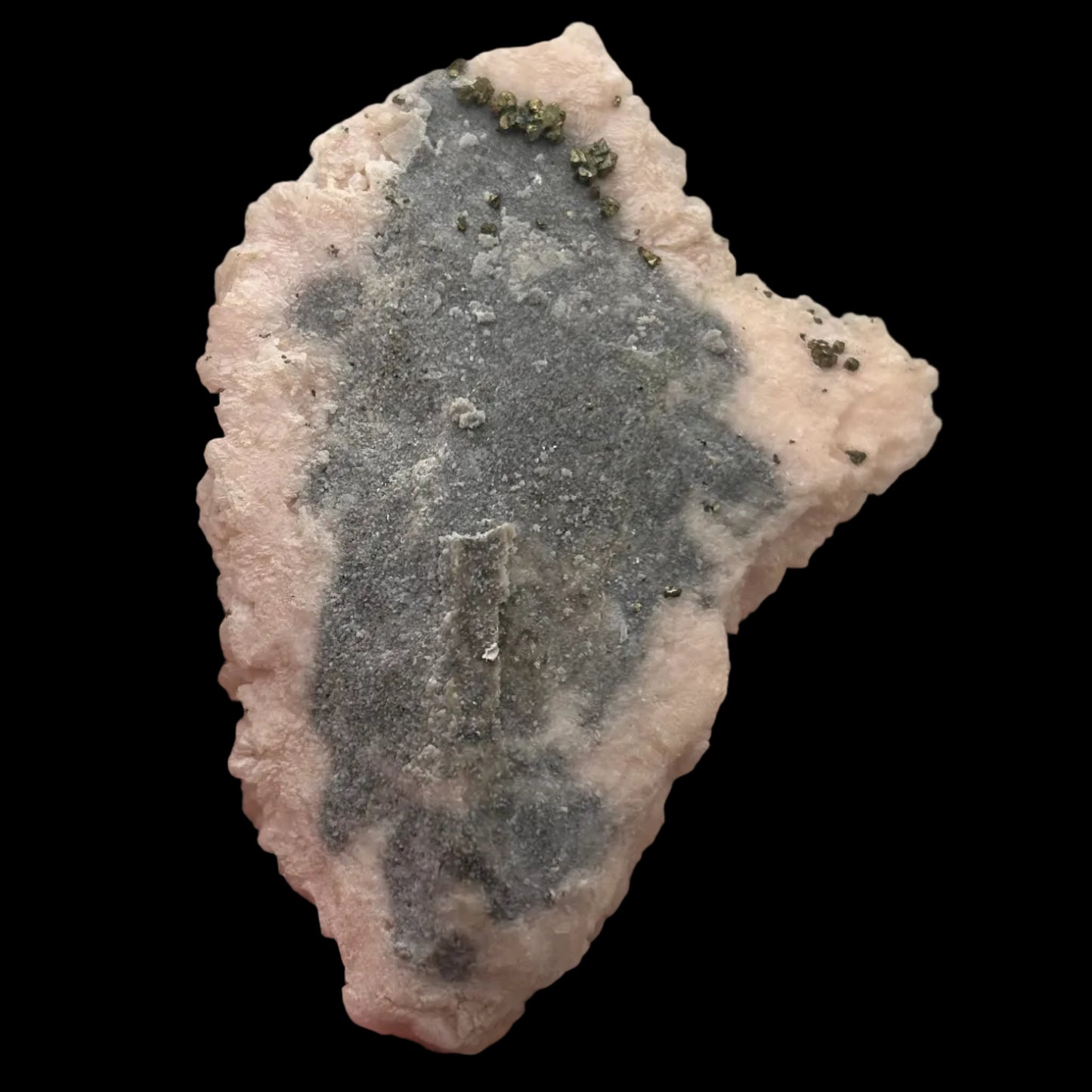 Chalcopyrite on Dolomite - Morocco