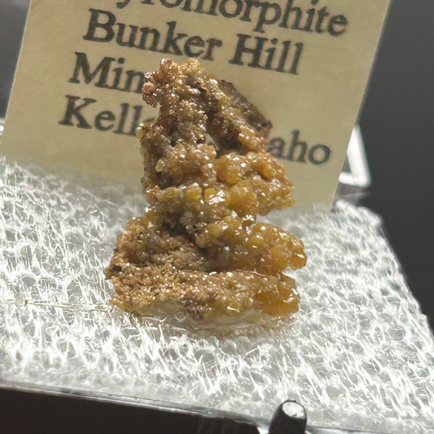 Pyromorphite - Bunker Hill Mine, Idaho