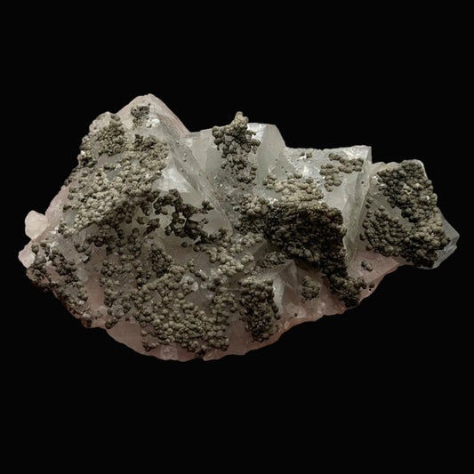 Chalcopyrite on Fluorite - Morocco