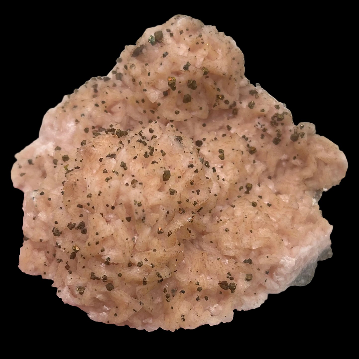 Chalcopyrite on Dolomite - Morocco