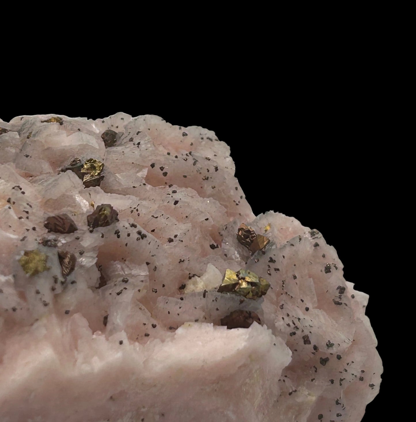 Chalcopyrite on Dolomite - Morocco