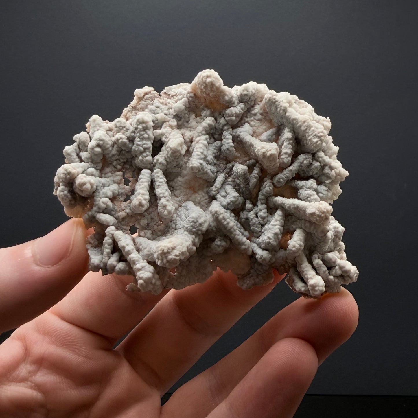 Calcite on Wulfenite - Total Wreck Mine, AZ