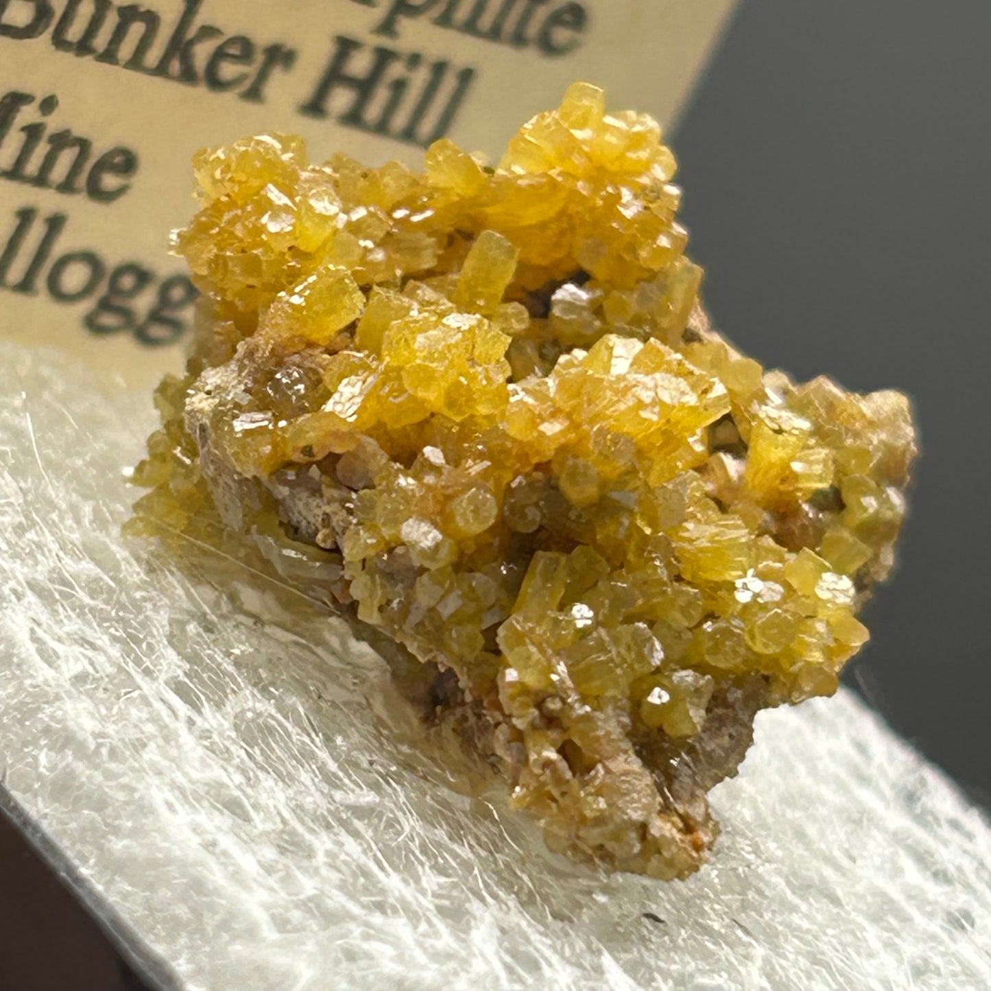 Pyromorphite - Bunker Hill Mine, Idaho