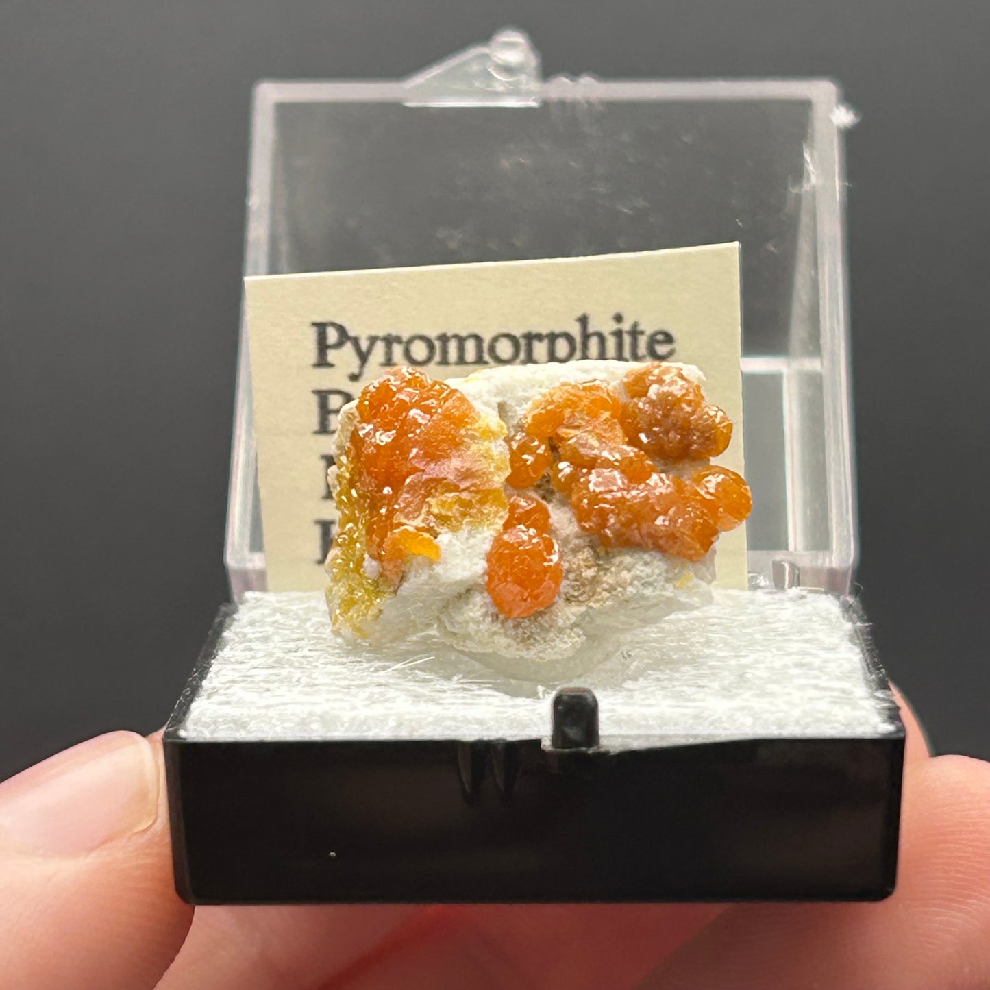 Pyromorphite - Bunker Hill Mine, Idaho
