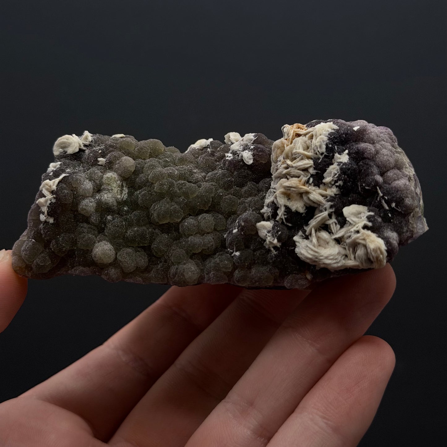 Botryoidal Fluorite with Barite - Colorado