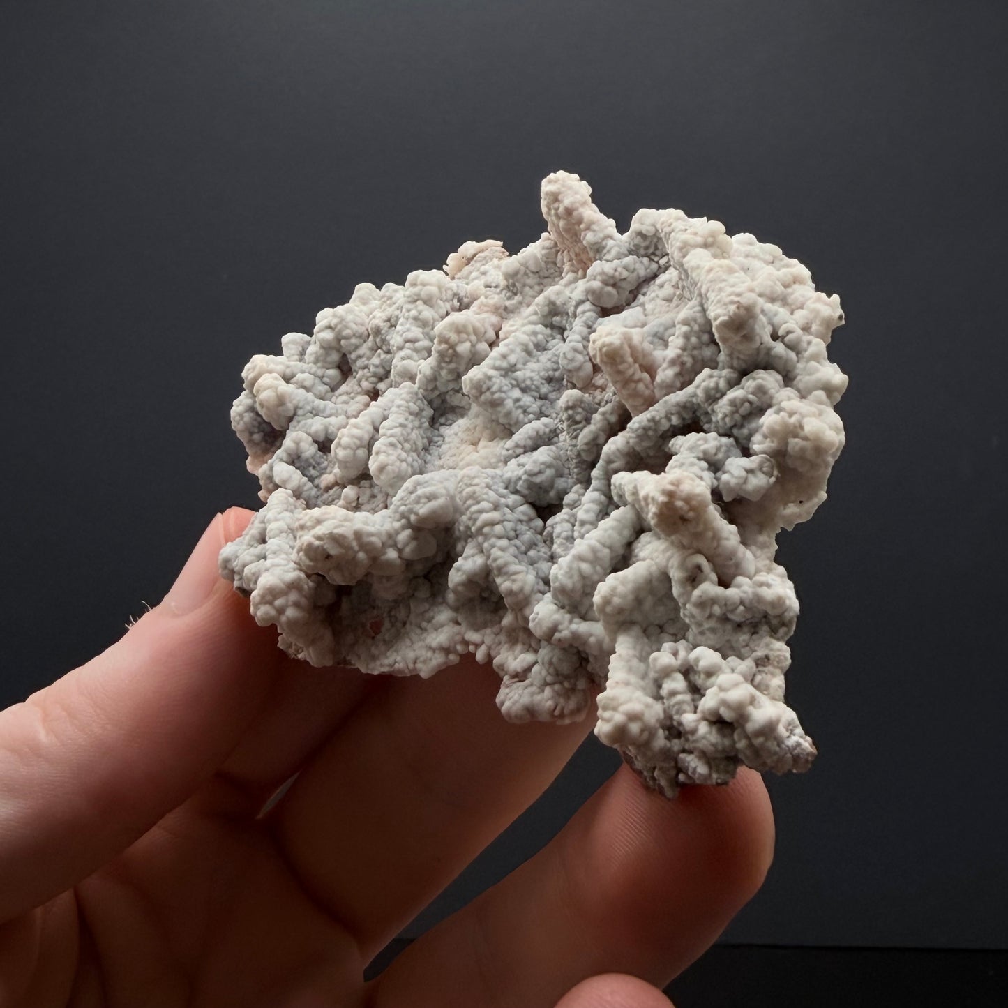 Calcite on Wulfenite - Total Wreck Mine, AZ