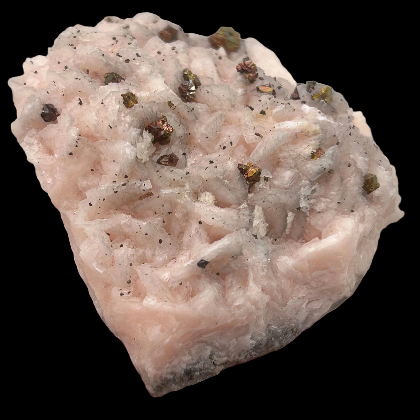 Chalcopyrite on Dolomite - Morocco