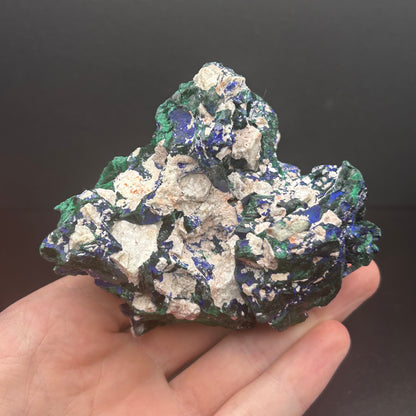 Malachite après Azurite - Mine de Milpillas