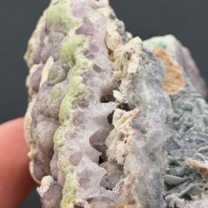 Botryoidal Fluorite with Barite - Colorado