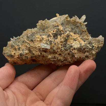 Smoky Quartz with Hyalite Opal - Namibia