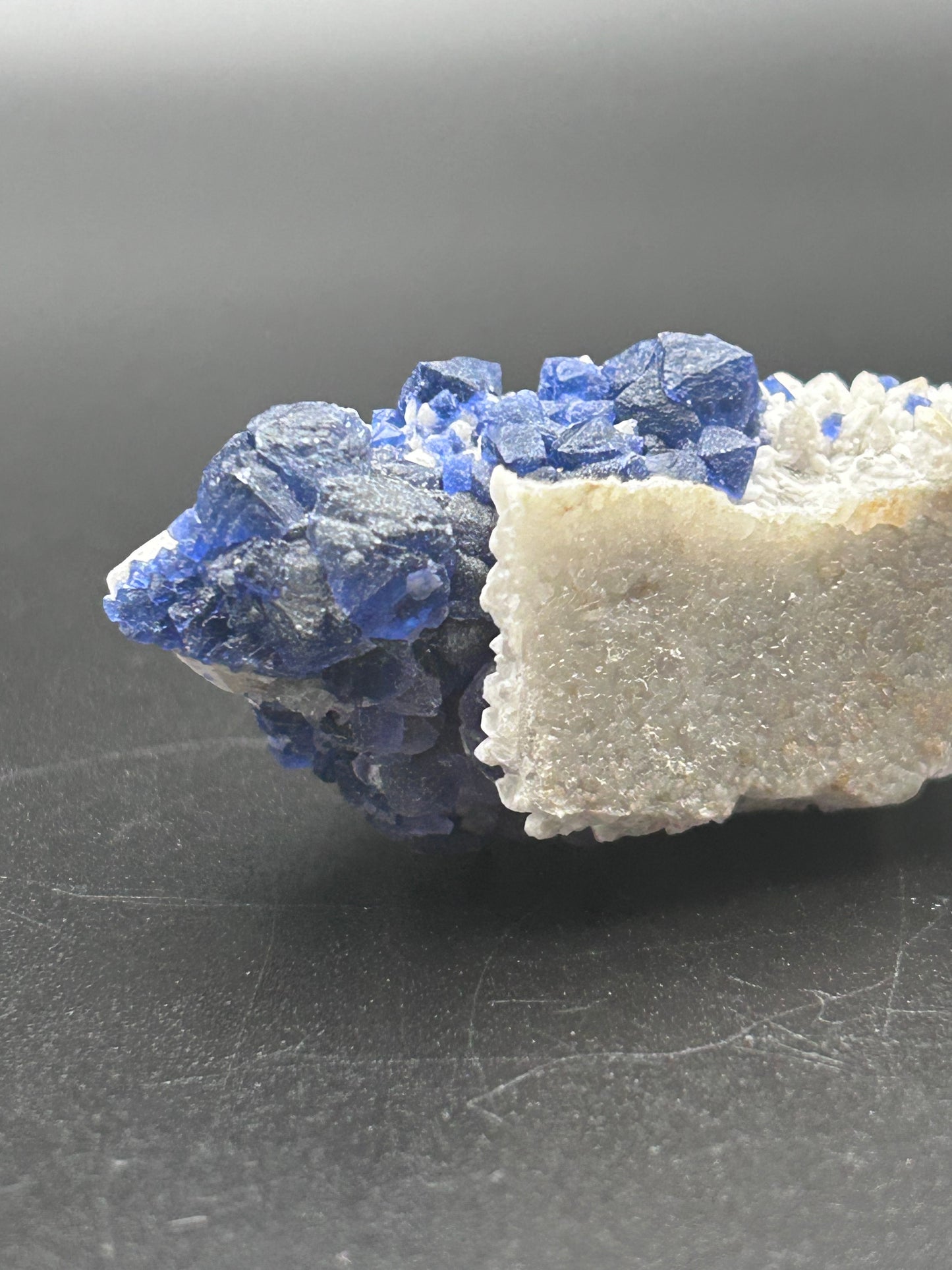 Fluorite on Quartz - Inner Mongolia