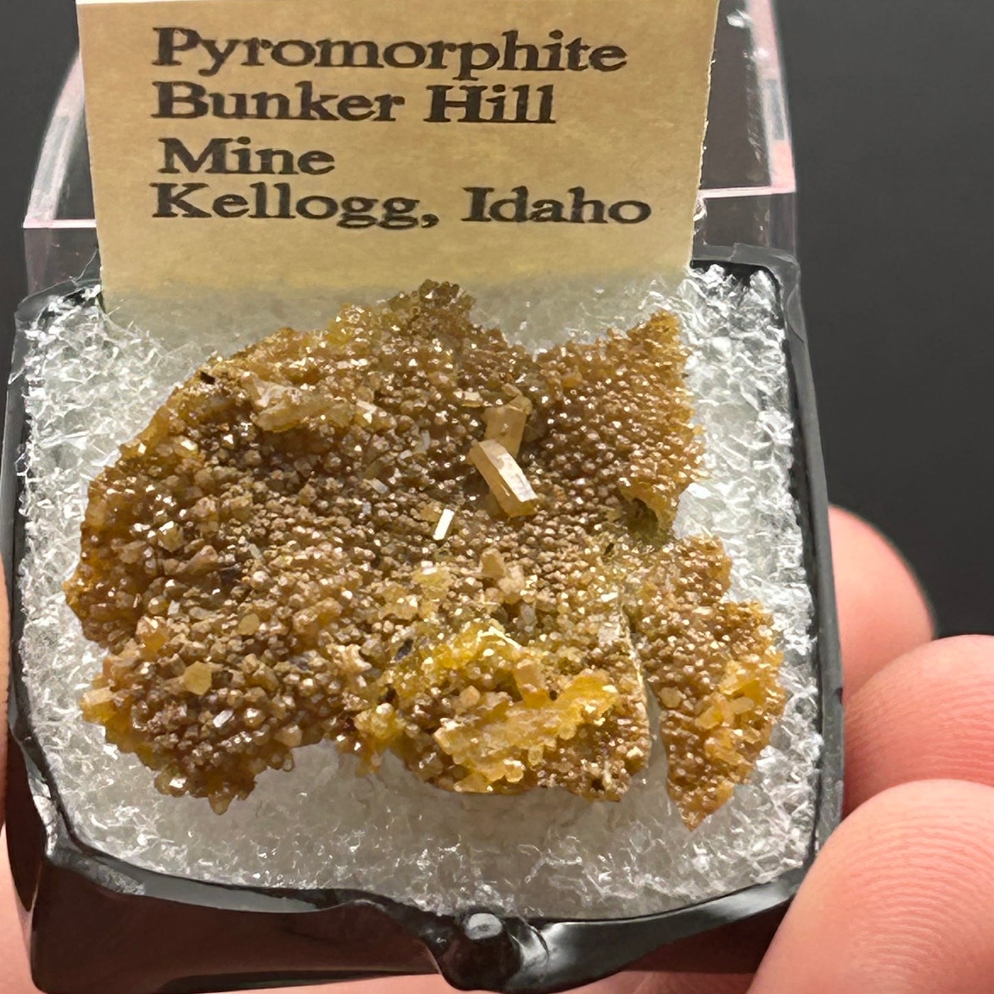 Pyromorphite - Bunker Hill Mine, Idaho