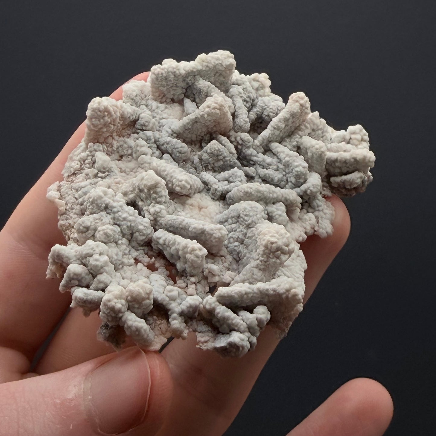 Calcite on Wulfenite - Total Wreck Mine, AZ