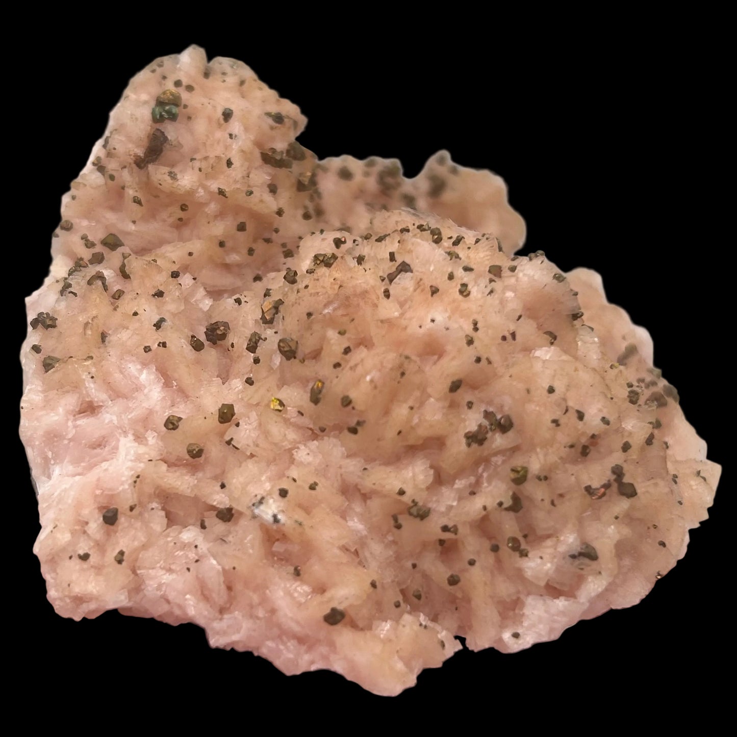 Chalcopyrite on Dolomite - Morocco