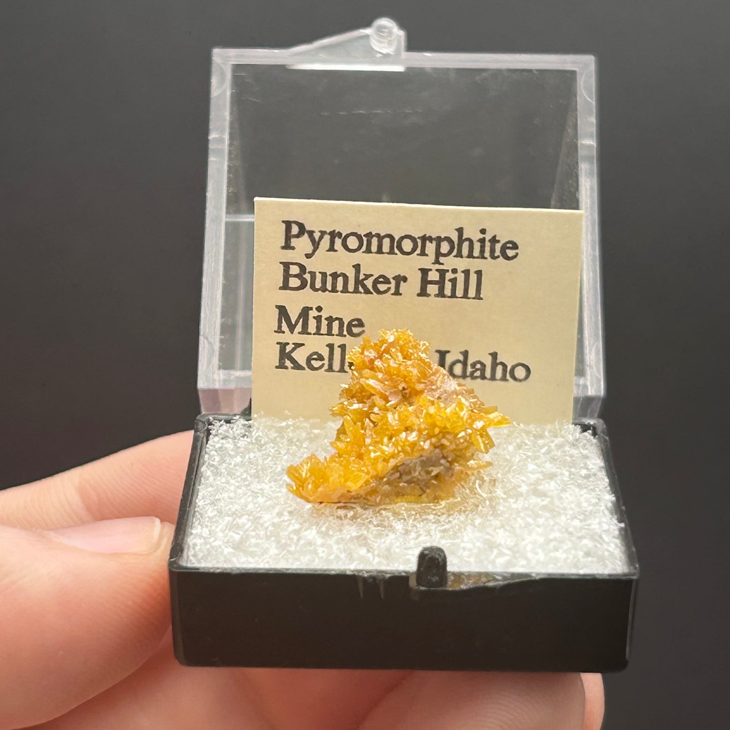 Pyromorphite - Bunker Hill Mine, Idaho