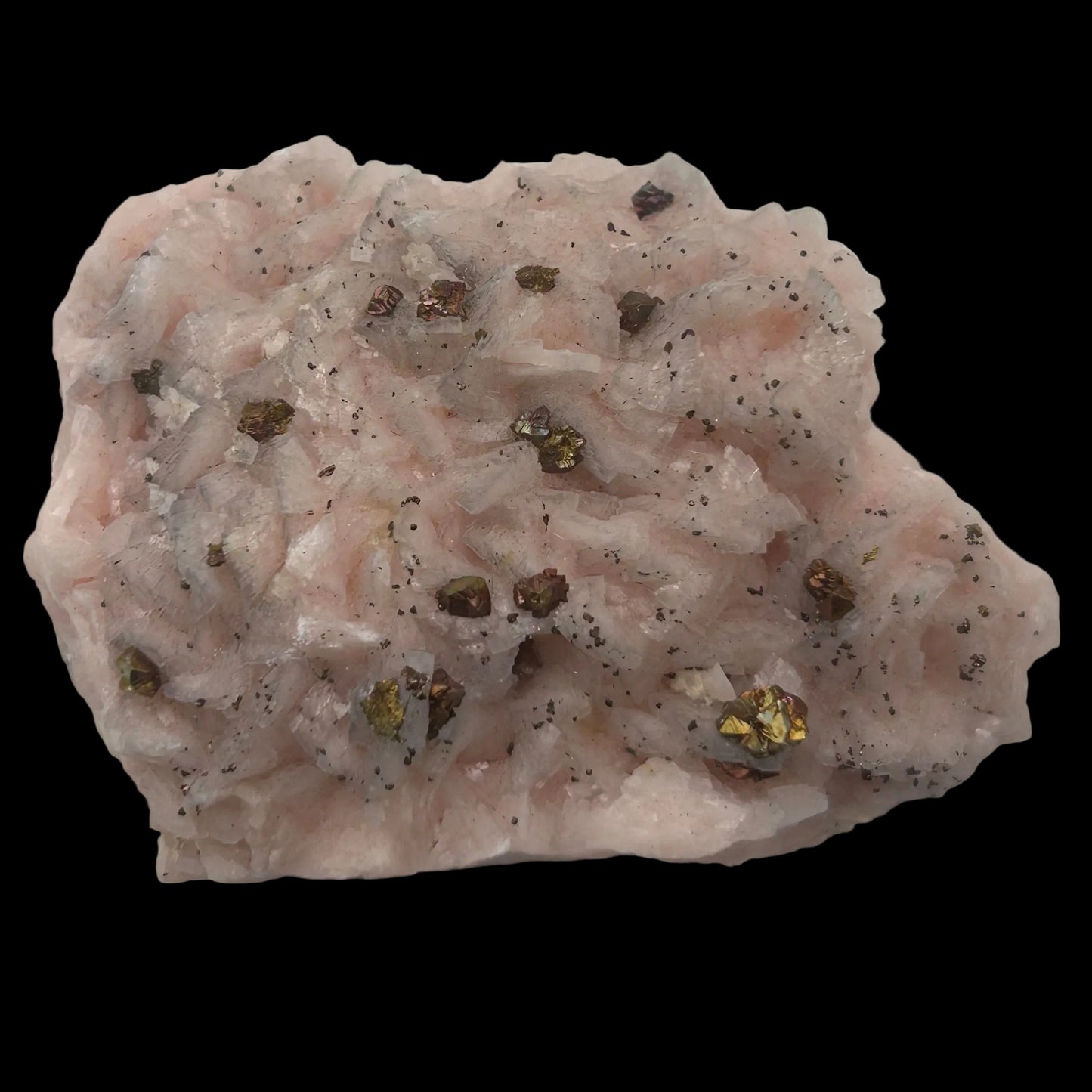 Chalcopyrite on Dolomite - Morocco