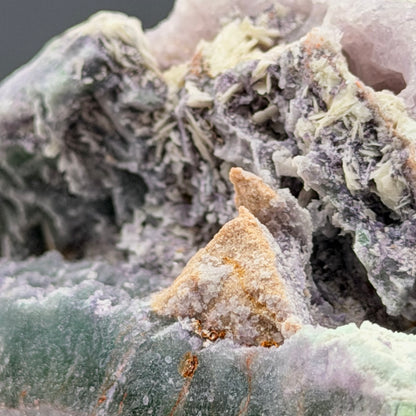 Botryoidal Fluorite with Barite - Colorado