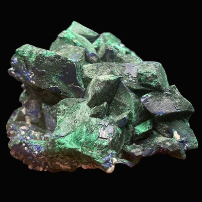 Malachite après Azurite - Mine de Milpillas