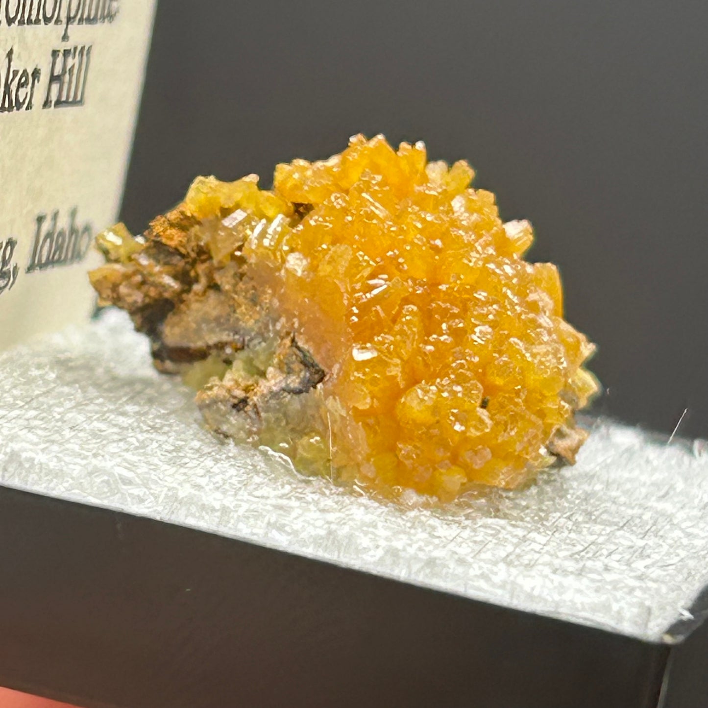 Pyromorphite - Bunker Hill Mine, Idaho
