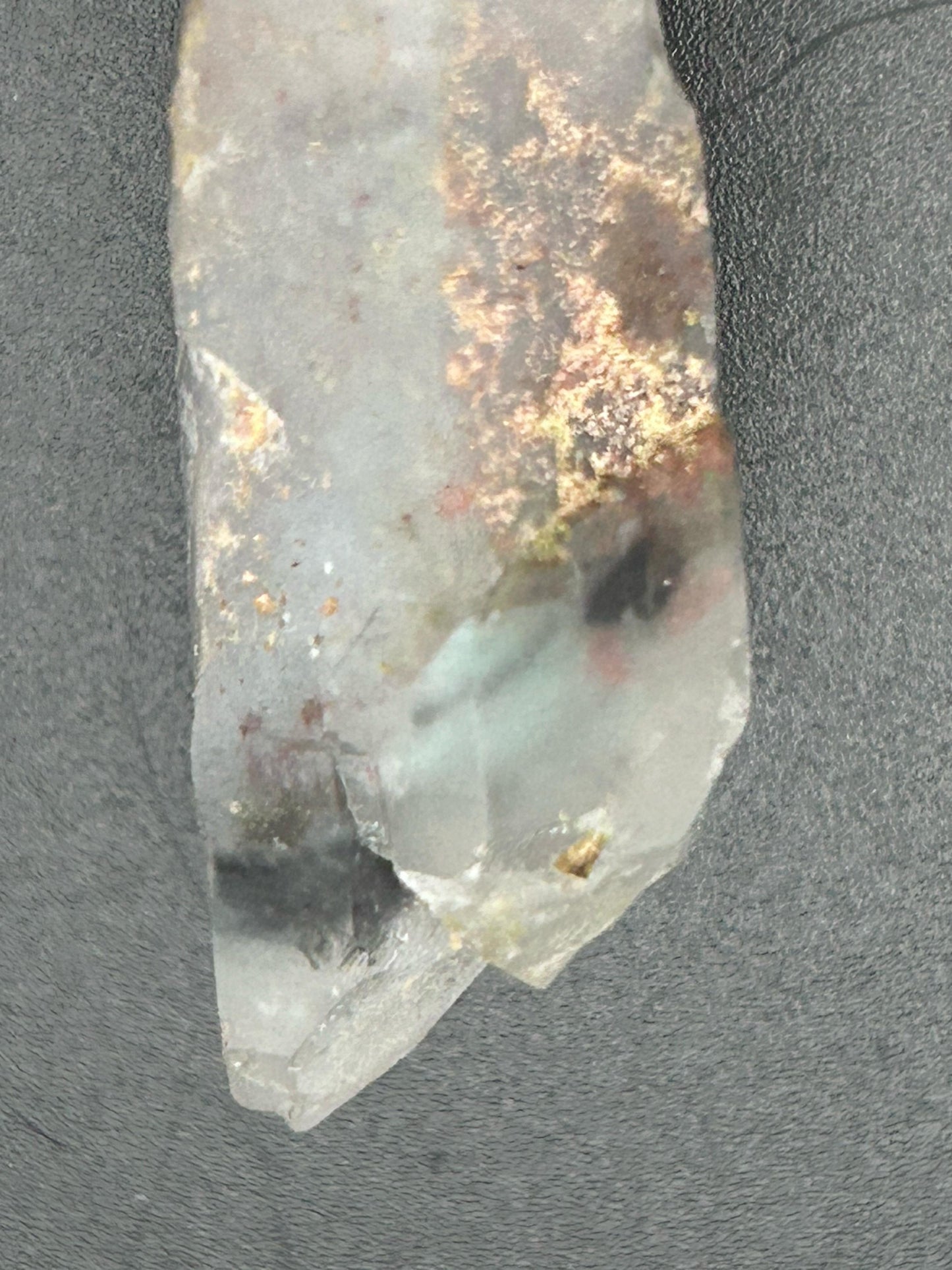Ajoite, Hematite Inc. Quartz - Messina, SA