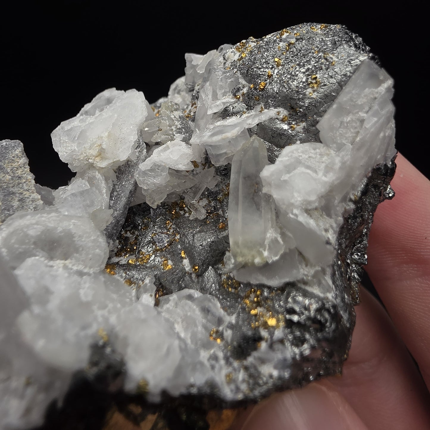 Quartz, Galena & Chalcopyrite - Dalnegorsk, Russia