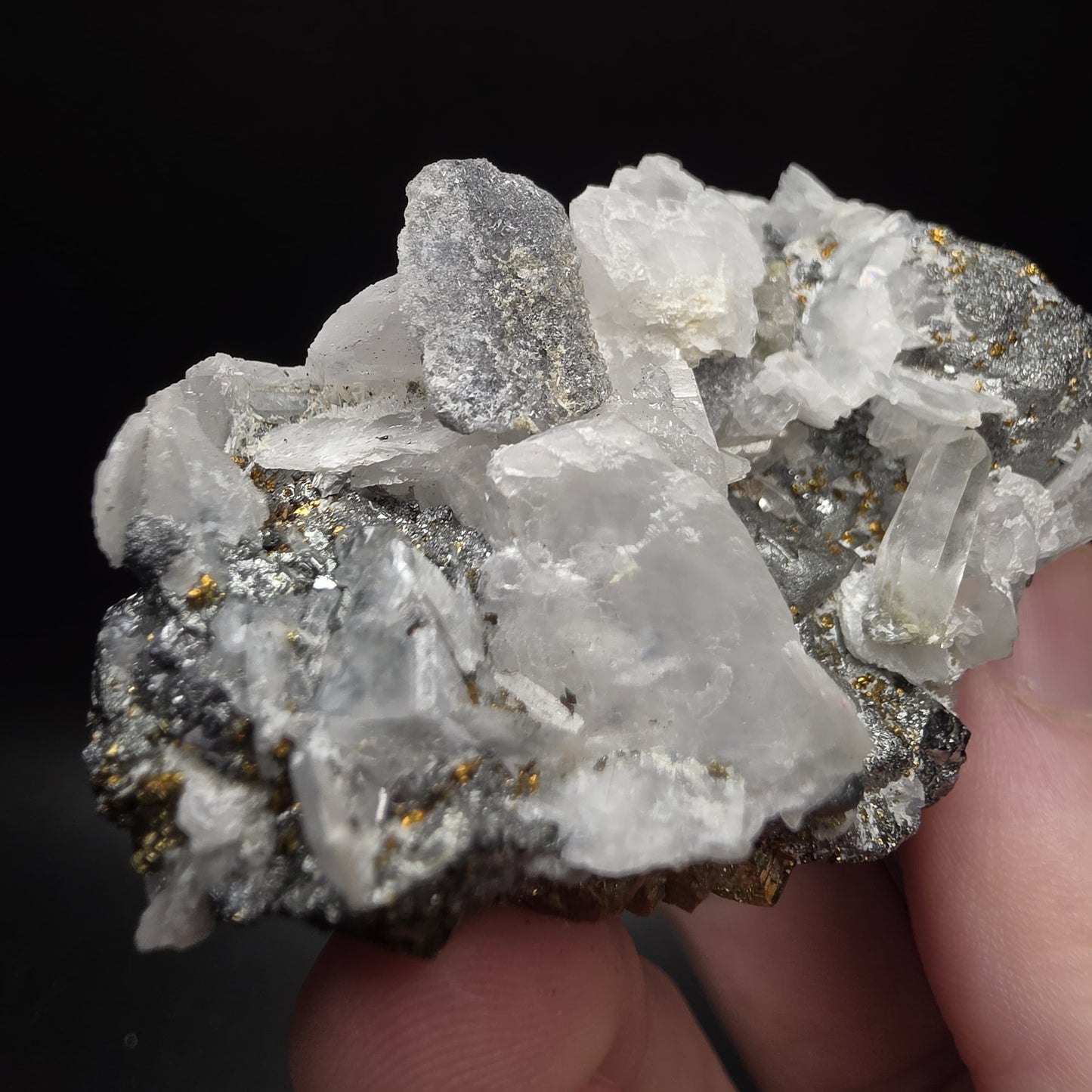 Quartz, Galena & Chalcopyrite - Dalnegorsk, Russia