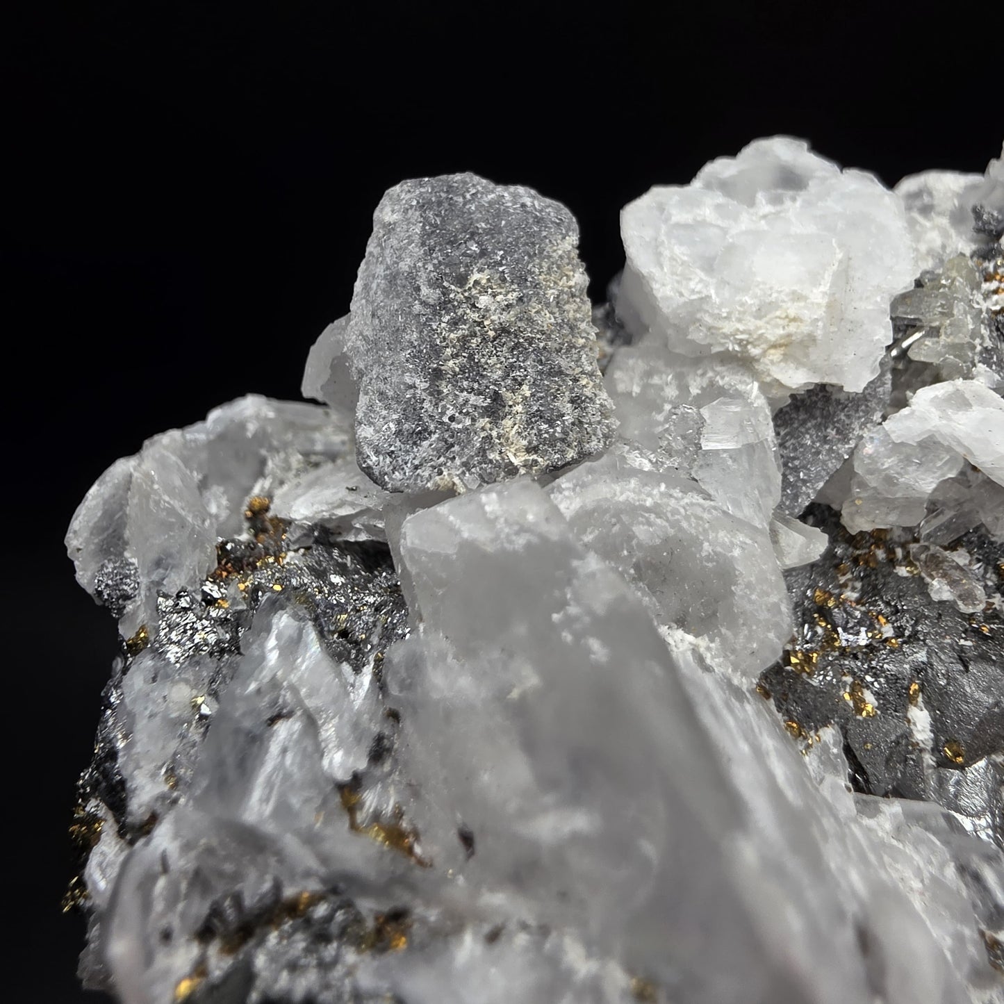 Quartz, Galena & Chalcopyrite - Dalnegorsk, Russia