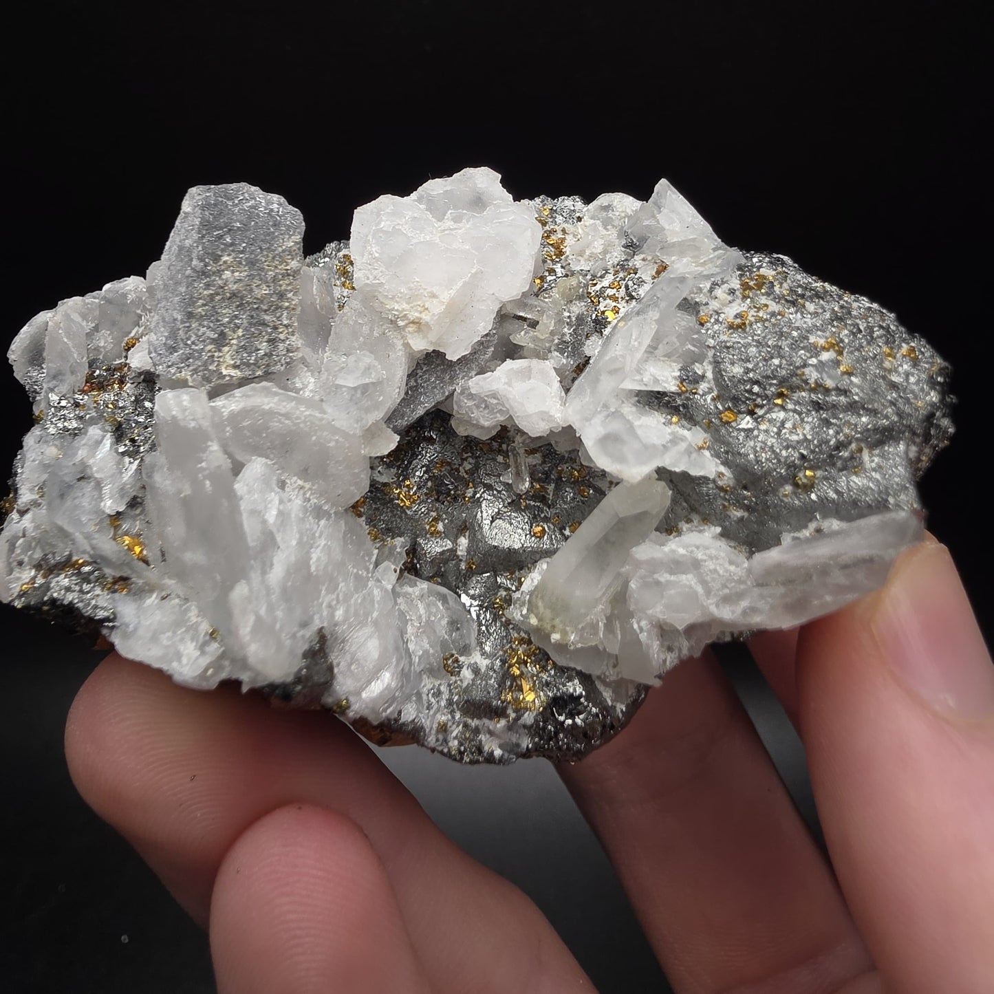 Quartz, Galena & Chalcopyrite - Dalnegorsk, Russia