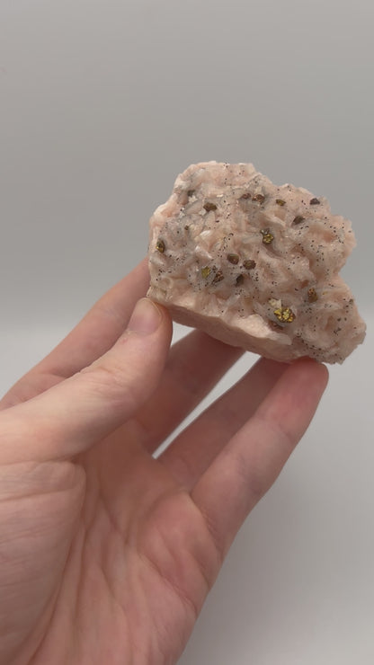 Chalcopyrite on Dolomite - Morocco