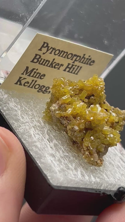 Pyromorphite - Bunker Hill Mine, Idaho