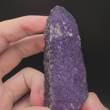 Purple Fluorite on Quartz - Inner Mongolia