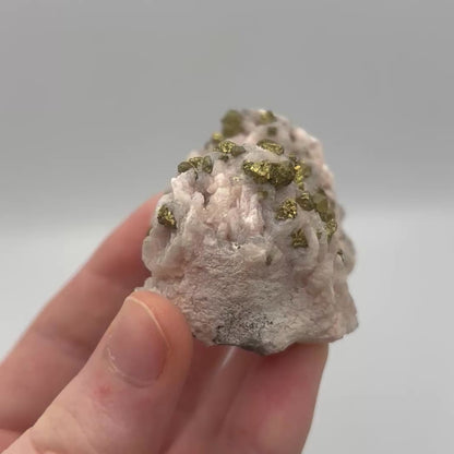 Chalcopyrite on Dolomite - Morocco