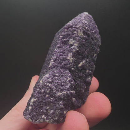 Purple Fluorite on Quartz - Inner Mongolia