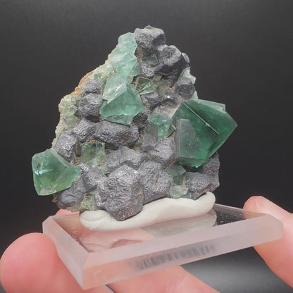 Fluorite on Galena - Diana Maria