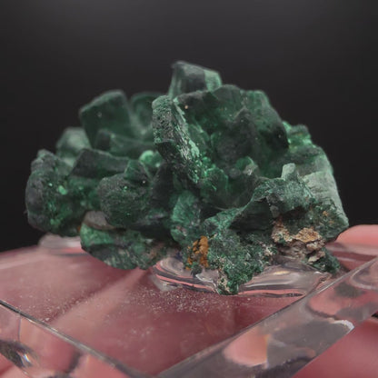 Malachite after Azurite - Morocco