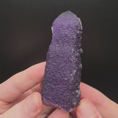 Purple Fluorite on Quartz - Inner Mongolia