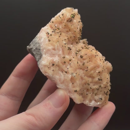 Chalcopyrite on Dolomite - Morocco