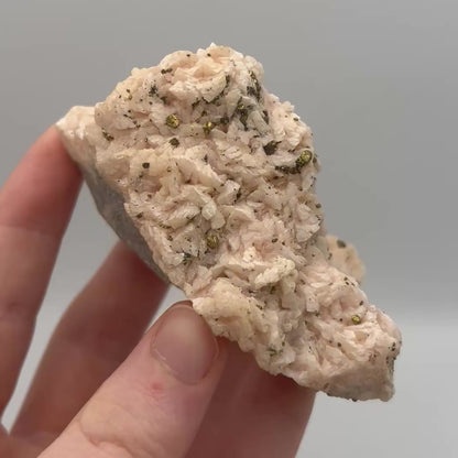Chalcopyrite on Dolomite - Morocco