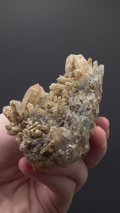 Smoky Quartz with Hyalite Opal - Namibia