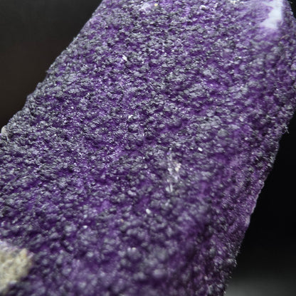 Purple Fluorite on Quartz - Inner Mongolia