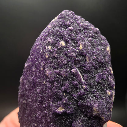 Purple Fluorite on Quartz - Inner Mongolia