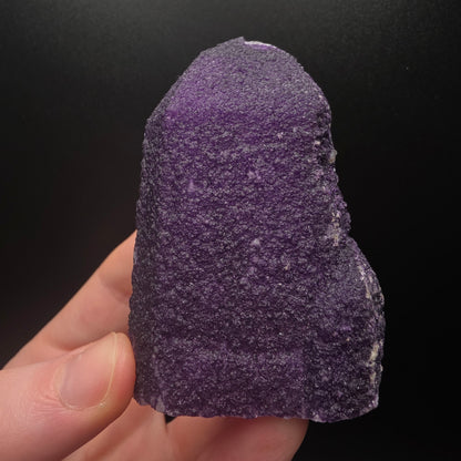 Purple Fluorite on Quartz - Inner Mongolia