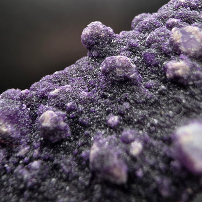 Purple Fluorite on Quartz - Inner Mongolia